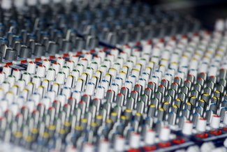 image of music production mixer